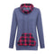 Casual Style Women Color Blocking Loose Pattern Hoodies