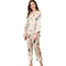 3pcs/set Young Women Bright Color Silk-like Fabric Nightwear Camis And Pants