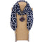 Bohemian Style Women Fashion Printed Chiffon Scarf Tassel Necklace