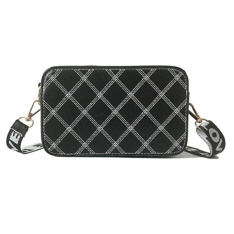 Women Classic Diamond Sewing Pattern Classic Square Bag