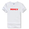 Fashion All Season Wear "HONEY"Printed Women Cotton T-shirt