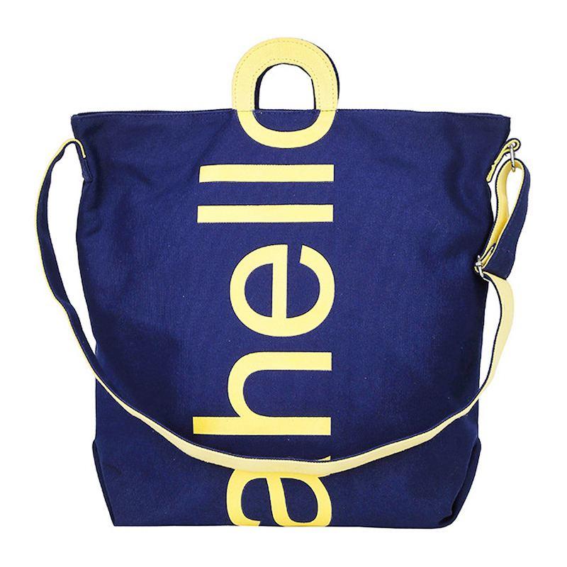 Casual Style Men And Women Fashion Letters Print Canvas Tote Bag