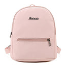 College Style Fashion School Girl Freshing Candy Color PU Backpack