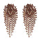 Women Luxury Shiny Crystal Exaggerated Bohemian Style Party Earrings