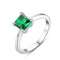 Women Luxury Fine Jewelry Good Quality Emerald Gemstone Ring