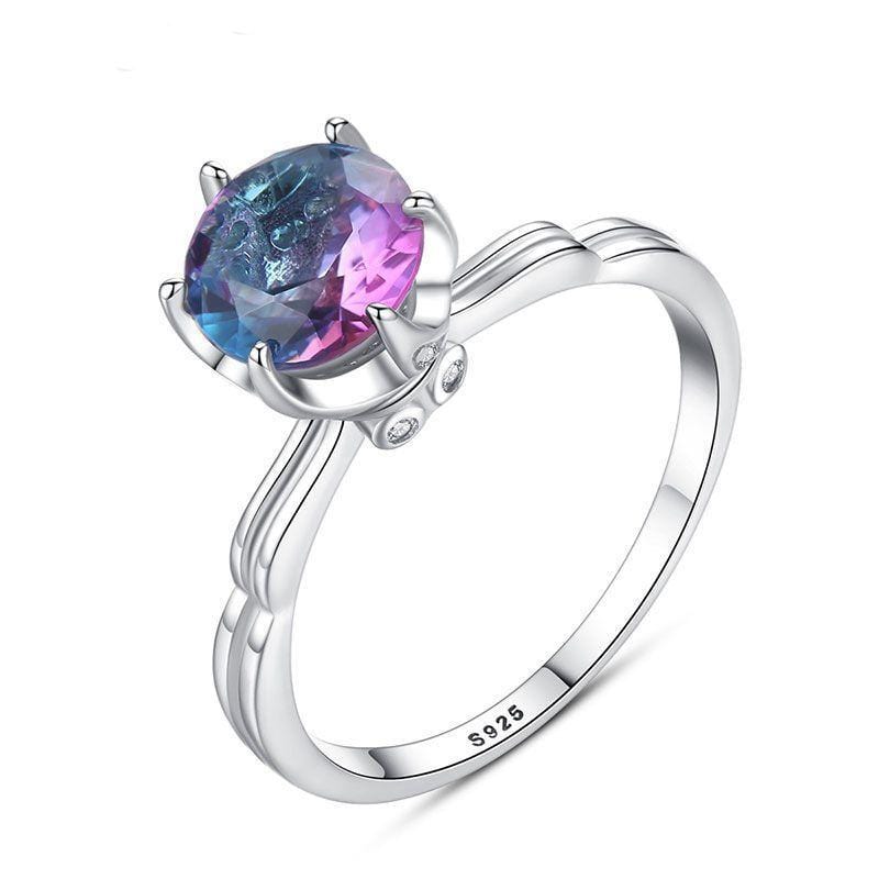 Women Luxury Fine Jewelry Good Quality Multicolor Gemstone Ring