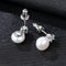 Exquisite Small Size Young Women Natural Pearl Sterling Silver Stud Earrings