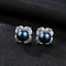 Fashion Elegant Flower Shape Earrings Women Natural Pearl Stud Earrings