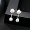 925 Sterling Silver Jewelry Fashion Natural Pearl Drop Earrings