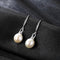 Fashion Sterling Silver Jewelry Luxury 3A Zircon Freshwater Pearl Earrings