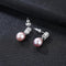 Fashion Cute Stud Earrings Women Luxury 3A Zircon Pearl Earrings