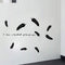 Hot Sale Feathers Living Room Bedroom Background Removable Waterproof Wall Sticker