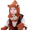 3 Pcs Set Babies Cute Animals Pattern Thickened Woolen Hat And Scarf And Gloves