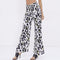 Women Hot Sale Leopard Print Casual High-waisted Pants