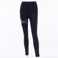 Creative Hollowed Leg Design Modern Lady Fashion Skinny Pants