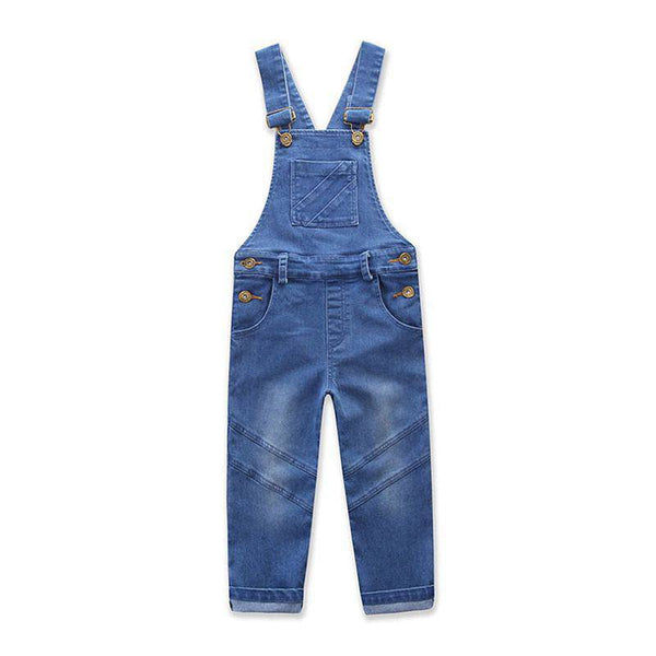 Cool Style Kids Cotton Solid Color Jumpsuits