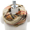 Fashion Color Blocking Women Classic Plaid Pattern Tassel Scarf