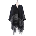 Fashion Bohemian Style Women Geometric Pattern Tassel Shawl