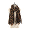 Women Fashion Leopard Print Linen Big Size Scarf