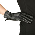 High Quality PU Leather Fabric Outdoor Driving Gloves