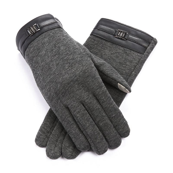 Businessmen Fashion Solid Color Classic Design Cotton Gloves
