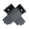 Men Winter Wear Solid Color Touch Screen Velvet Gloves