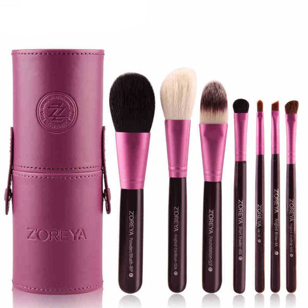 New Arrival Women 7 Pcs Packed Easily-carried Cosmetic Brushes