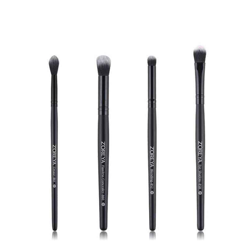 Classic Design 4 Pcs Easily-carried Women Eyeshadow Makeup Brushes