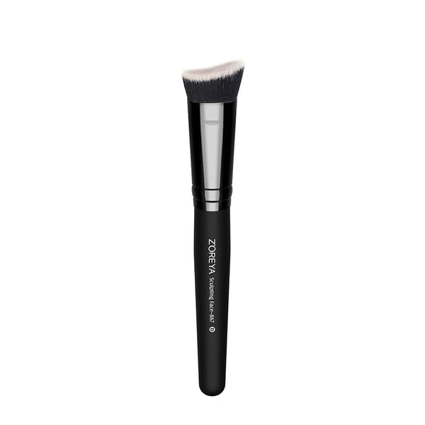 Double Color Design Women Good Quality Man-made Fiber Foundation Brush