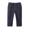 Kids Winter Thick Cotton Solid Color Pants
