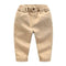 Casual Boys Cotton Solid Color Slim Fit Pants