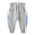 Casual Boys Cotton Patchwork Elastic Waist Pants