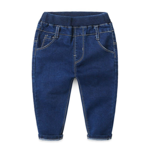 Boys Cotton Blue Color Slim Fit Denim Jeans