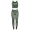 Hot Sale Fashion Snake Skin Print Women Outdoor Sportswear Set