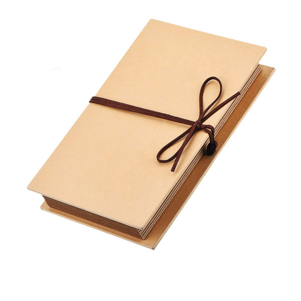Creative 6 Inches Folding Page Kraft Paper DIY Blank 42 Pages Classmate Family Handmade Photo Album
