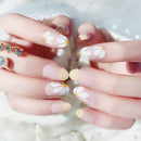 Freshing Style Daisy Flower Painting Girl Finger Nail Art