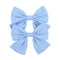 2019 Lovely Baby Girls Print Flower Bohemian Style Bow BB Hair Clips Headwear Children Cute Cotton Hairpins Hair Accessories AExp