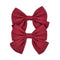 2019 Lovely Baby Girls Print Flower Bohemian Style Bow BB Hair Clips Headwear Children Cute Cotton Hairpins Hair Accessories AExp