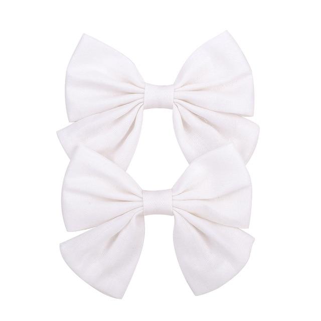 2019 Lovely Baby Girls Print Flower Bohemian Style Bow BB Hair Clips Headwear Children Cute Cotton Hairpins Hair Accessories JadeMoghul Inc. 