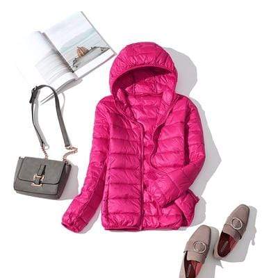 2019 New Brand 90% White Duck Down Jacket Women Autumn Winter Warm Coat Lady Ultralight Duck Down Jacket Female Windproof Parka AExp