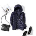 2019 New Brand 90% White Duck Down Jacket Women Autumn Winter Warm Coat Lady Ultralight Duck Down Jacket Female Windproof Parka AExp