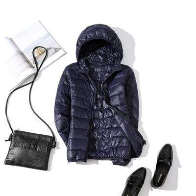 2019 New Brand 90% White Duck Down Jacket Women Autumn Winter Warm Coat Lady Ultralight Duck Down Jacket Female Windproof Parka AExp