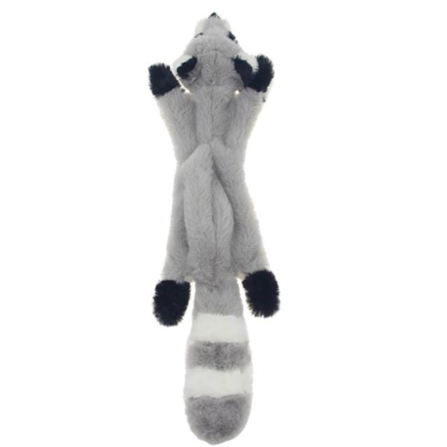 2019 New cute plush toys squeak pet wolf rabbit animal plush toy dog chew squeaky whistling involved squirrel dog toys AExp