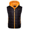 2019 New Giraffe Brand Winter Jacket Men Hoodied Vest Men Zipper Mens Jacket Sleeveless Casual Winter Waistcoat Men AExp