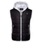 2019 New Giraffe Brand Winter Jacket Men Hoodied Vest Men Zipper Mens Jacket Sleeveless Casual Winter Waistcoat Men AExp