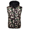 2019 New Giraffe Brand Winter Jacket Men Hoodied Vest Men Zipper Mens Jacket Sleeveless Casual Winter Waistcoat Men AExp