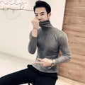 2019 Winter New Men's Turtleneck Sweaters Black Sexy Brand Knitted Pullovers Men Solid Color Casual Male Sweater Autumn Knitwear AExp