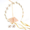 Women Golden Color Simple Design Starfish Pattern Ribbon Hairband
