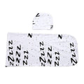 2 Pcs Set Infant Muslin Simple Printed Sleep Bag Swaddle Wrap With Hat