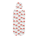 2 Pcs Set Infant Santa Claus Printed Muslin Swaddle Wrap And Hat